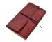 Vintage handmade Leather Plain Note Book Personal Organiser Day Planner Travel Book